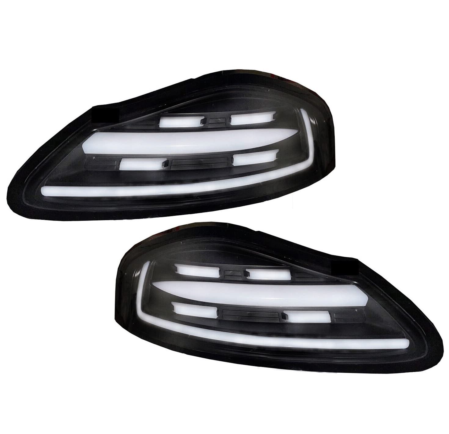 Exterior Accessories Lights - LED Tail Lights W/Sequential Turn Signals White Bar/Black Housing Compatible with 1997-2004 Porsche Boxster 986 Exterior Accessories Lights - LED Tail Lights W/Sequential Turn Signals White Bar/Black Housing Compatible with 1997-2004 Porsche Boxster 986 von GAZOZ PERFORMANCE