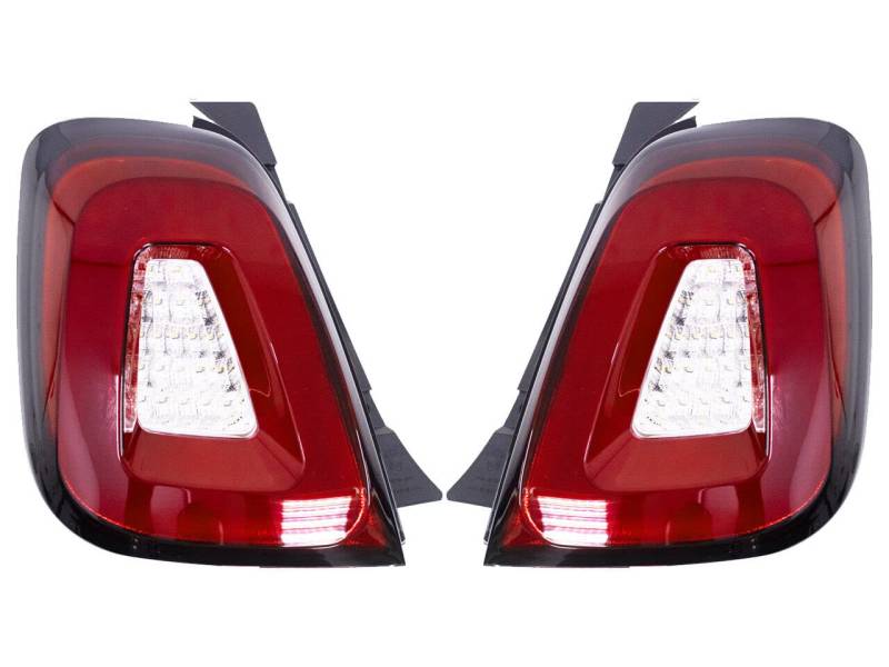 GAZOZ PERFORMANCE Fully LED Tail Lights W/Sequential Dynamic Turn Signals Compatible with 2017-2020 Abarth 500 595 von GAZOZ PERFORMANCE
