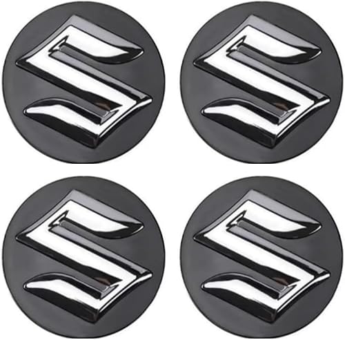 4 Stück Auto Radnabenkappen für Suzuki Swift 2012-2022 2023 2024, Auto Radkappen mit Logo Stark Langlebig Einfaches und Elegantes Design Auto Zubehör 60mm,Bla-ck 54mm 4 Stück Auto Radnabenkappen für Suzuki Swift 2012-2022 2023 2024, Auto Radkappen mit Logo Stark Langlebig Einfaches und Elegantes Design Auto Zubehör 60mm,Bla-ck 54mm von GBEDIKMS
