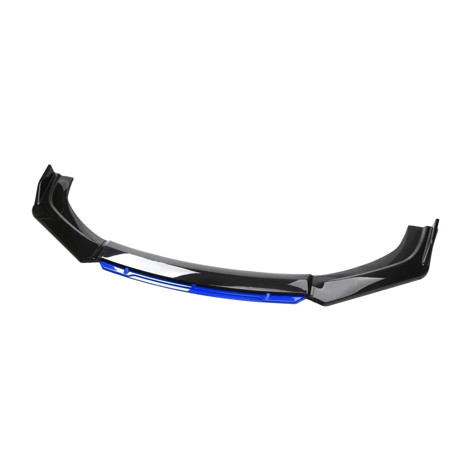 Dachspoiler 3 Stück Universal Auto Front Stoßstange Lip Kit Auto Heckspoiler Heckflügel Spoiler(Black Blue) von GBGWRMRYX