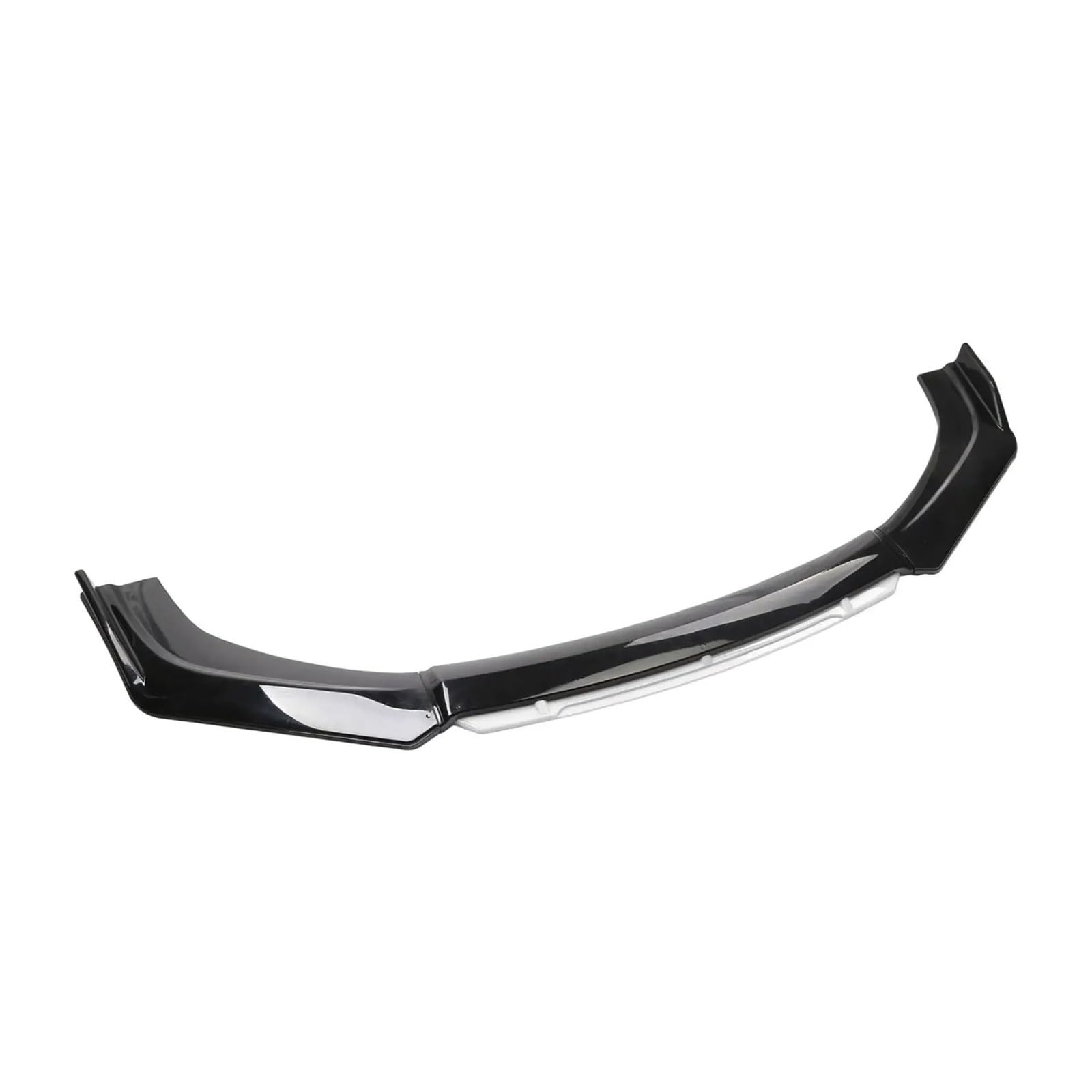 Dachspoiler 3 Stück Universal Auto Front Stoßstange Lip Kit Auto Heckspoiler Heckflügel Spoiler(Black White) von GBGWRMRYX