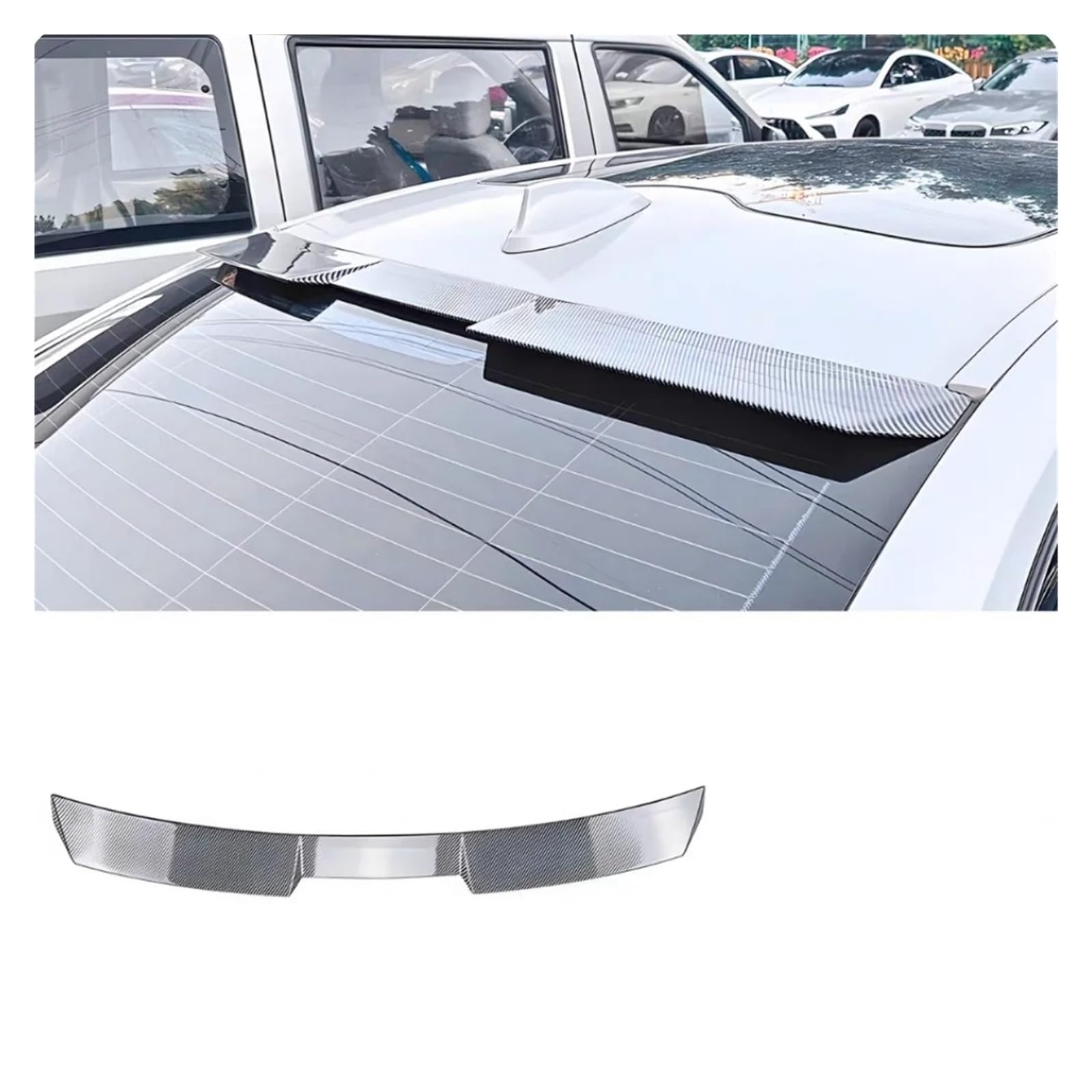 Dachspoiler Für 5 Series G60 I5 2024+ 520i 525i 528i 530i 535i Für MP Style Spoiler Heckspoiler Kofferraumdeckel Autodachspoiler Heckflügel Spoiler(Roof Spoiler Carbon) von GBGWRMRYX