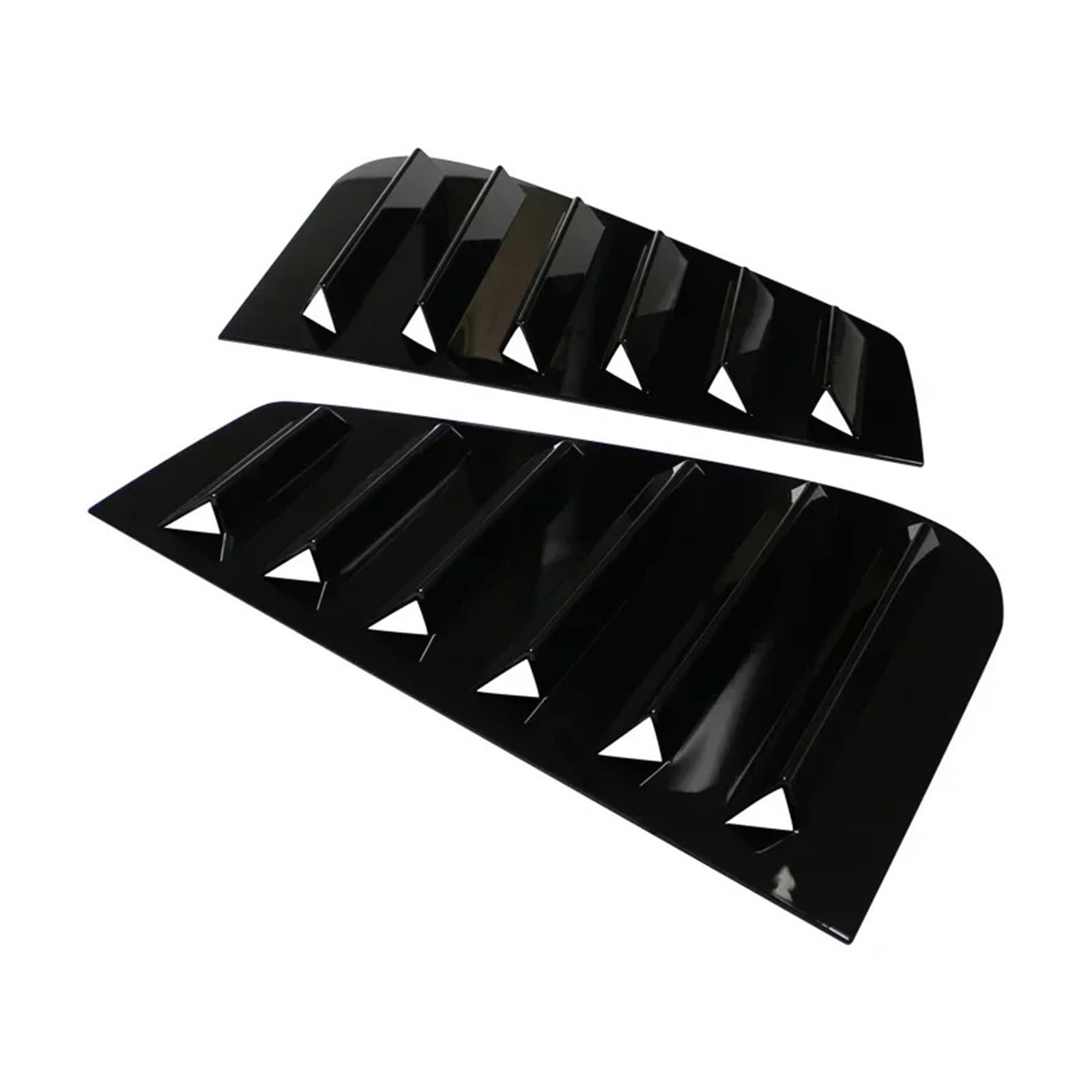 Dachspoiler Für Für Golf 4 MK4 1997-2006 Hinten Seite Blind Fenster Hinten Dreieck Fenster Spoiler Jalousie Shutter Abdeckung Heckflügel Spoiler(Gloss Black) von GBGWRMRYX