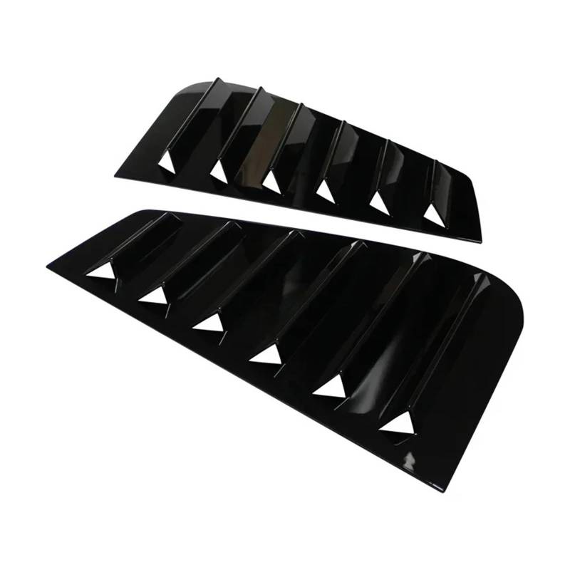 Dachspoiler Für Für Golf 4 MK4 1997-2006 Hinten Seite Blind Fenster Hinten Dreieck Fenster Spoiler Jalousie Shutter Abdeckung Heckflügel Spoiler(Gloss Black) von GBGWRMRYX