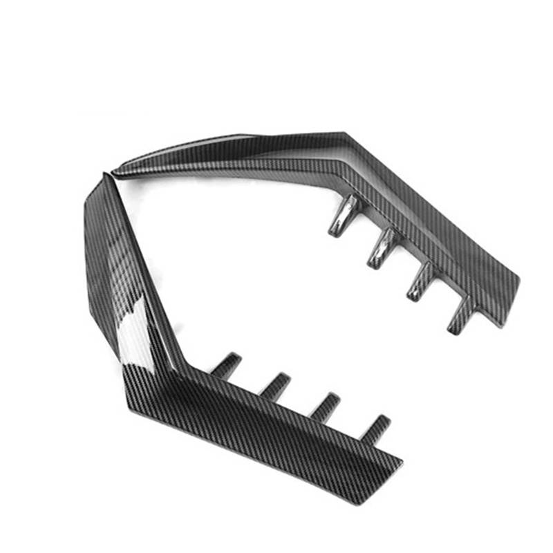 Dachspoiler Für Golf 8 Für GTD Für GTI Für TSI Für TDI MK8 2020-2023 2-teiliger Heckscheiben-Seitenspoilerflügel Heckflügel Spoiler(Carbon Fiber Look) von GBGWRMRYX