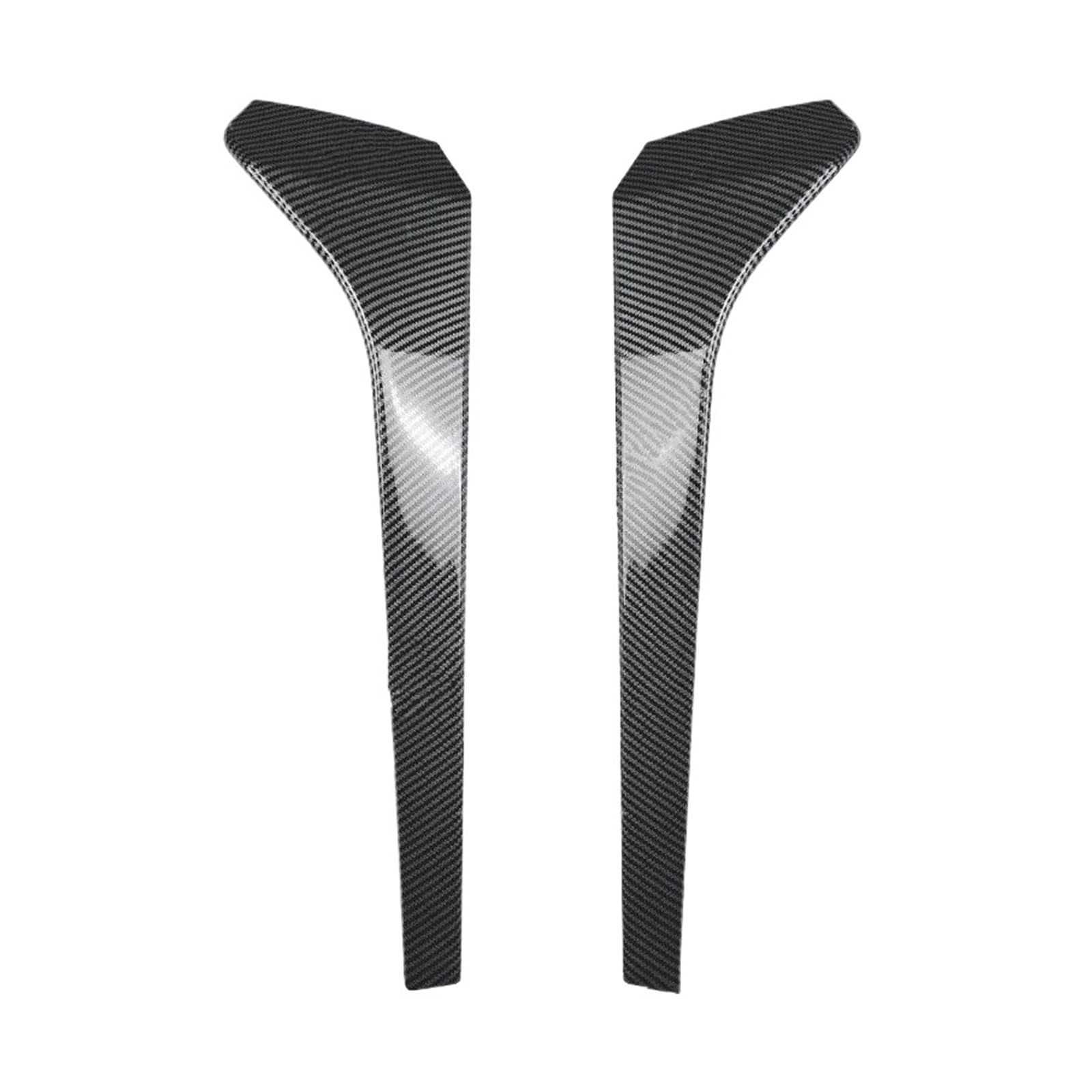 Dachspoiler Für MK2 Für Rline Für Standard 2017-2021 2-teiliges Heckscheiben-Seitenspoiler-Canard-Flügel-Tuning-Zubehör Heckflügel Spoiler(Carbon Look) von GBGWRMRYX