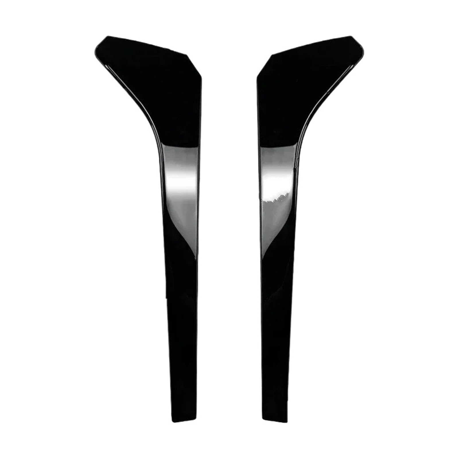 Dachspoiler Für MK2 Für Rline Für Standard 2017-2021 2-teiliges Heckscheiben-Seitenspoiler-Canard-Flügel-Tuning-Zubehör Heckflügel Spoiler(Gloss Black) von GBGWRMRYX