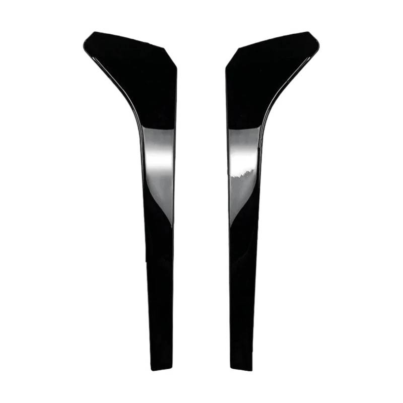 Dachspoiler Für MK2 Für Rline Für Standard 2017-2021 2-teiliges Heckscheiben-Seitenspoiler-Canard-Flügel-Tuning-Zubehör Heckflügel Spoiler(Gloss Black) von GBGWRMRYX