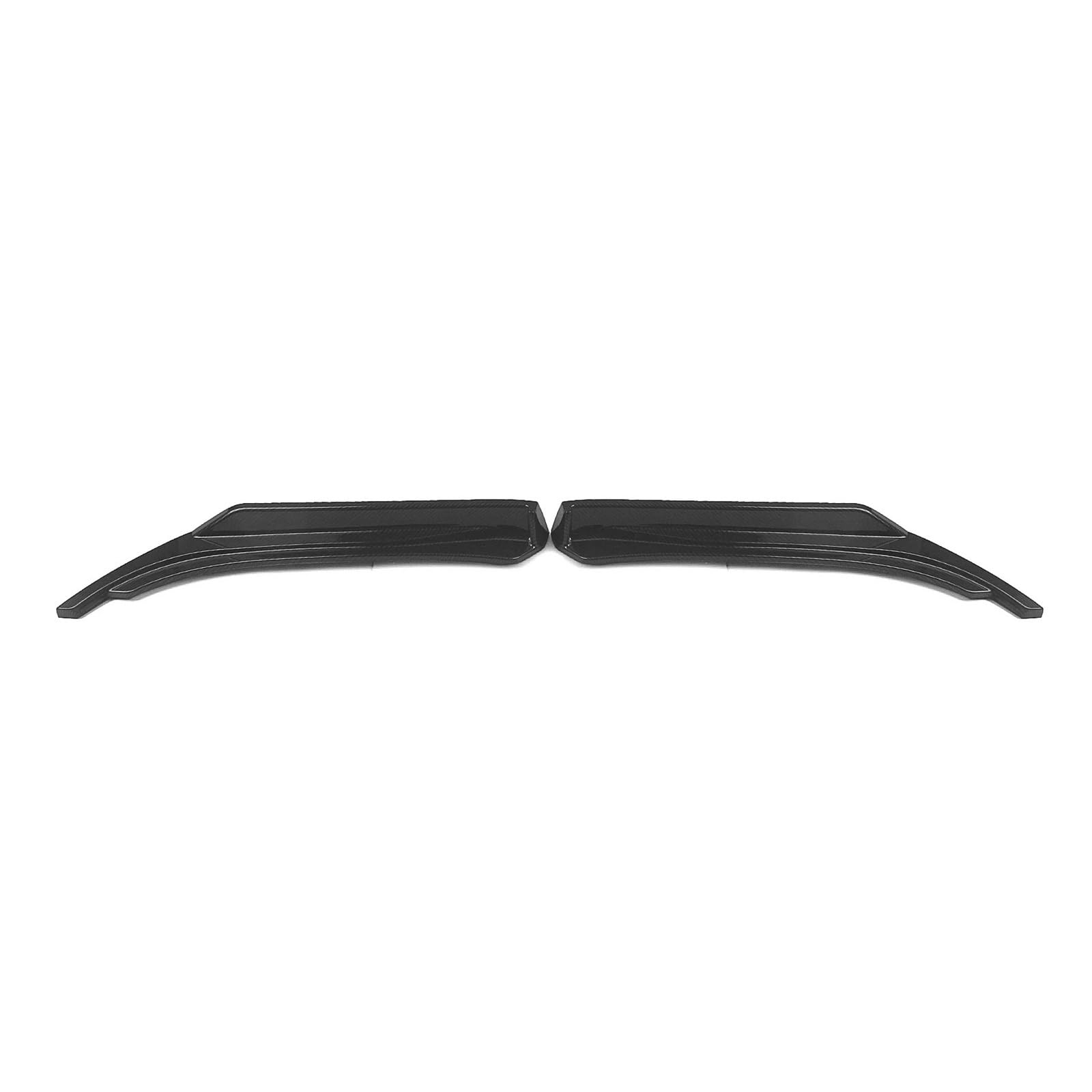 Dachspoiler Für Q50 2014-2023 Alle Modelle 2 STÜCKE Auto Heckstoßstange Seitenabdeckung Kofferraumleiste Schutz Spoilerverkleidung Heckflügel Spoiler(Carbon Fiber Look) von GBGWRMRYX