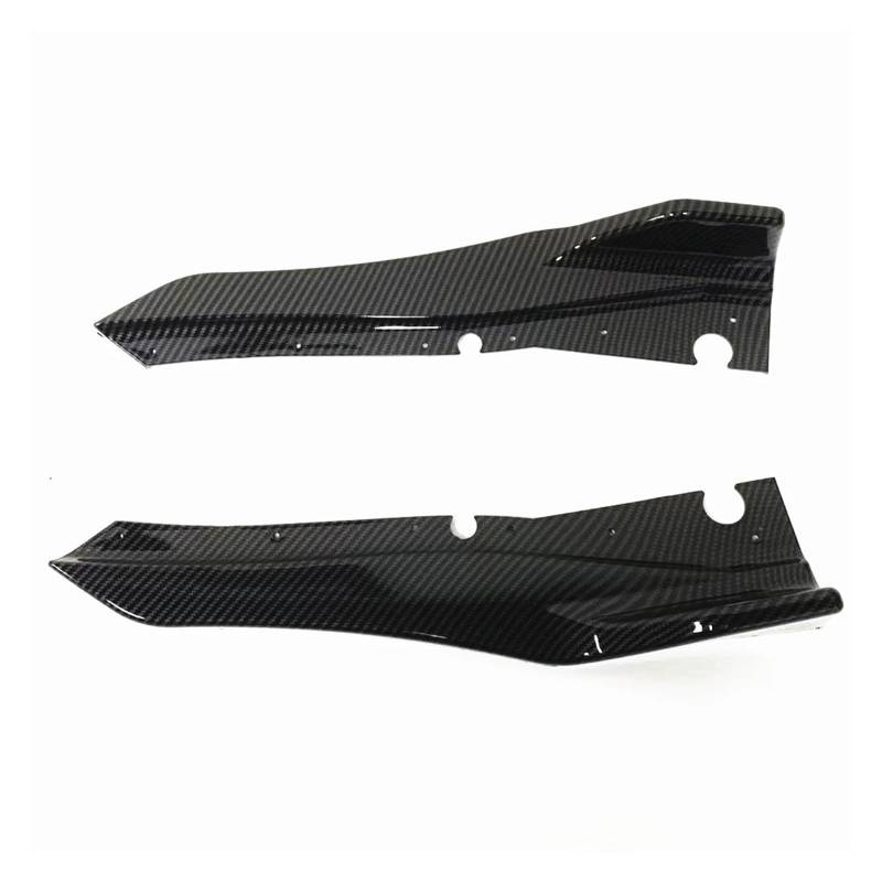 Dachspoiler Für Q50 2018 2019 2020 2021 2022 Alle Modelle 2Pcs Auto Heckstoßstange Seitenabdeckung Diffusor Schutz Lip Spoiler Heckflügel Spoiler(Carbon Fiber Look) von GBGWRMRYX