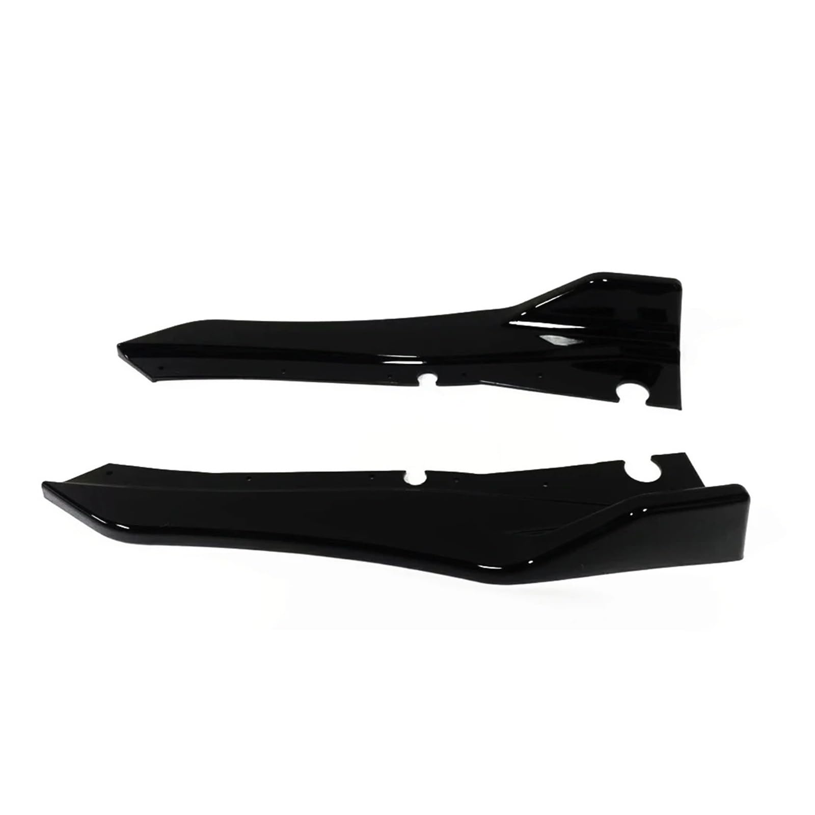 Dachspoiler Für Q50 2018 2019 2020 2021 2022 Alle Modelle 2Pcs Auto Heckstoßstange Seitenabdeckung Diffusor Schutz Lip Spoiler Heckflügel Spoiler(Glossy Black) von GBGWRMRYX