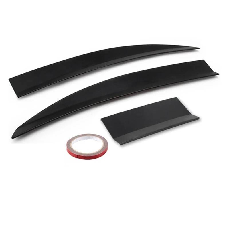 Dachspoiler Für Tesla Für KIA Für Hyundai 3Pcs 115-125Cm Universal Schwarz Kofferraum Heckspoiler Spoiler Autozubehör Heckflügel Spoiler(Black) von GBGWRMRYX