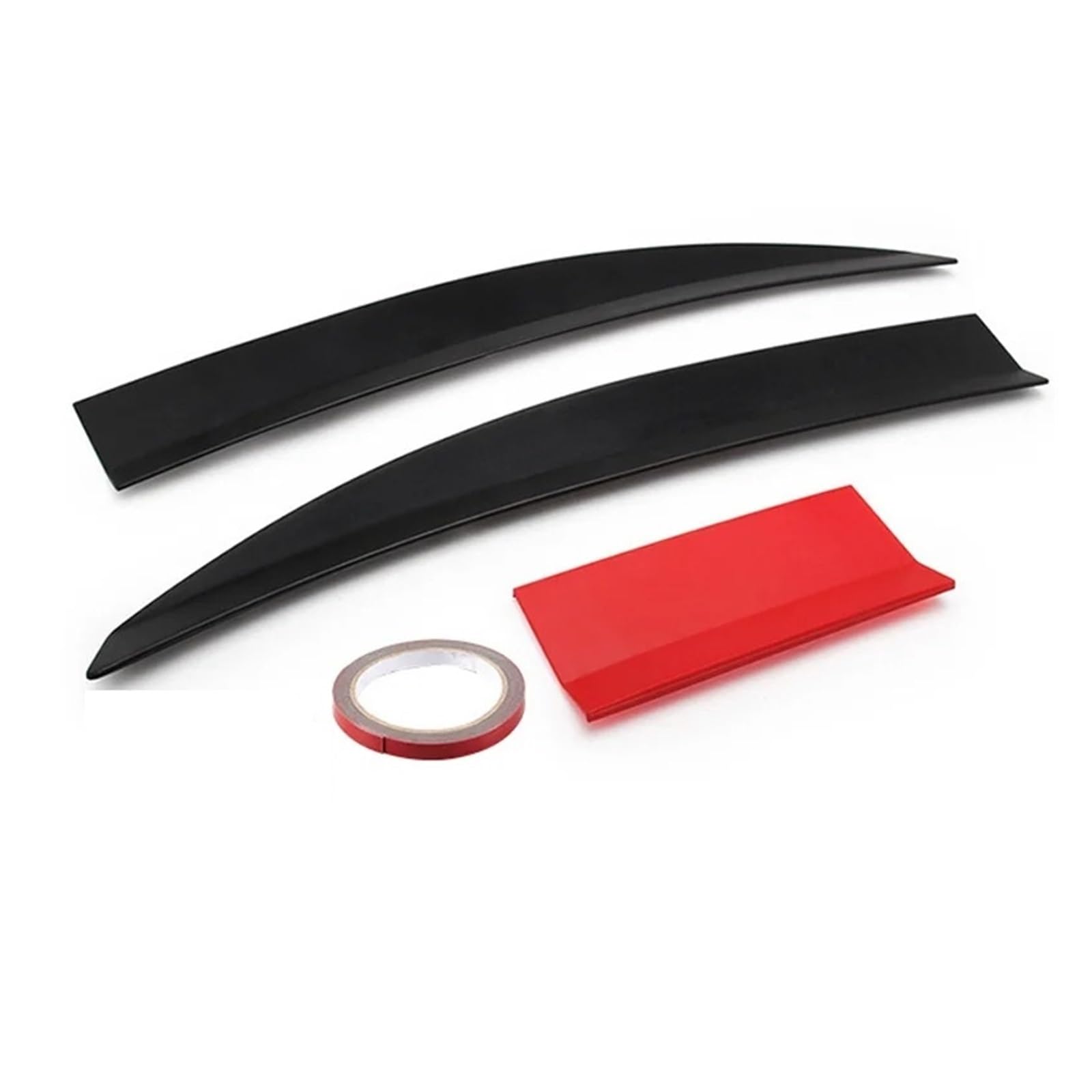 Dachspoiler Für Tesla Für KIA Für Hyundai 3Pcs 115-125Cm Universal Schwarz Kofferraum Heckspoiler Spoiler Autozubehör Heckflügel Spoiler(Red) von GBGWRMRYX