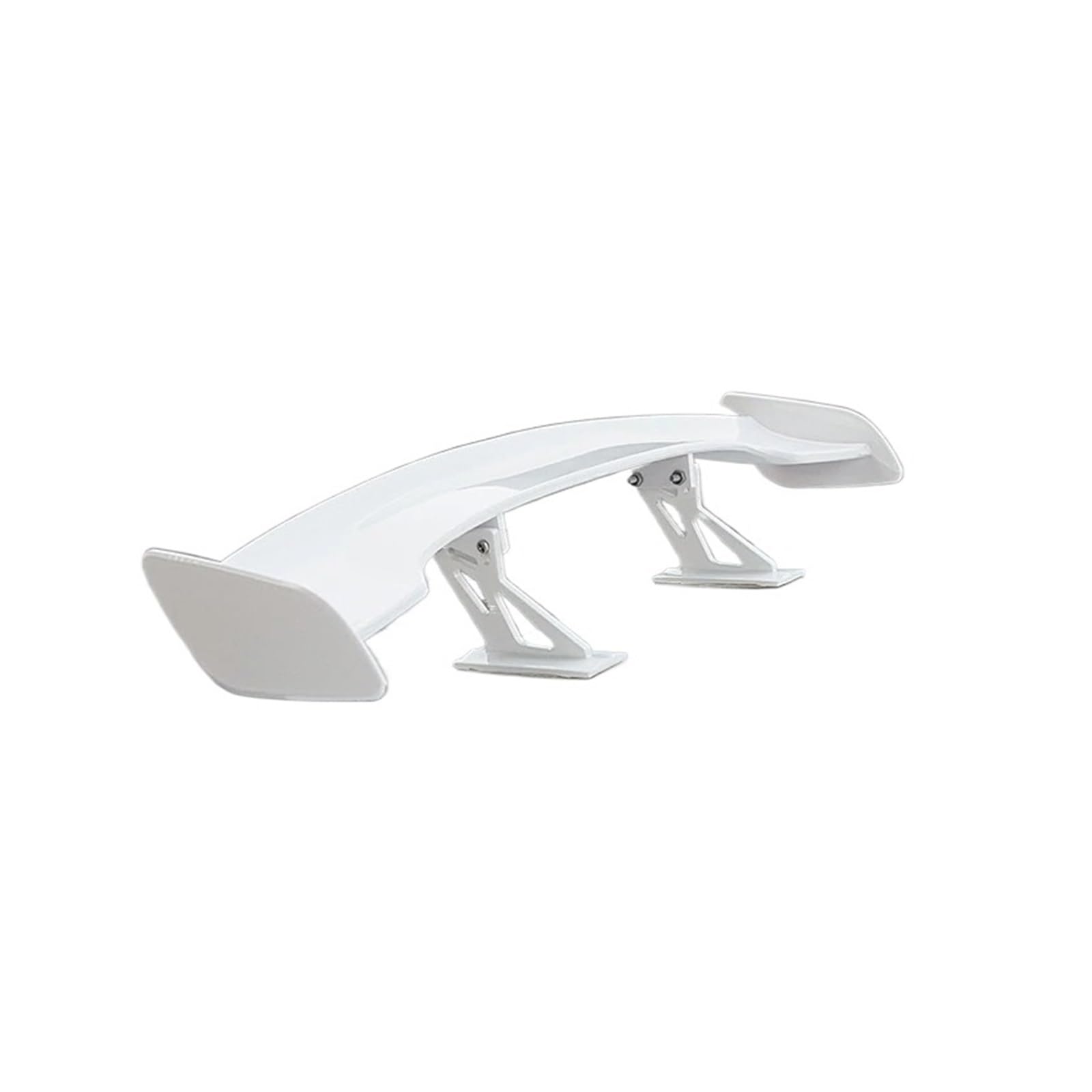 Dachspoiler Universal Auto Heckspoiler Spoiler Automobil Dekoration Kleines Modell Auto Aufkleber Autozubehör Heckflügel Spoiler(Pearl White) von GBGWRMRYX
