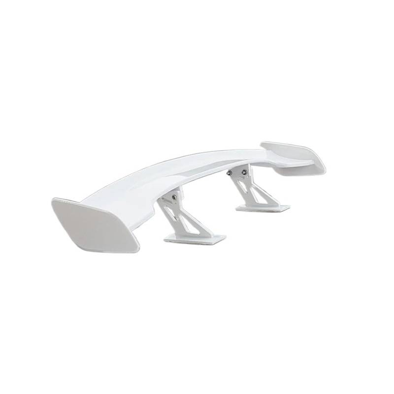 Dachspoiler Universal Auto Heckspoiler Spoiler Automobil Dekoration Kleines Modell Auto Aufkleber Autozubehör Heckflügel Spoiler(Pearl White) von GBGWRMRYX