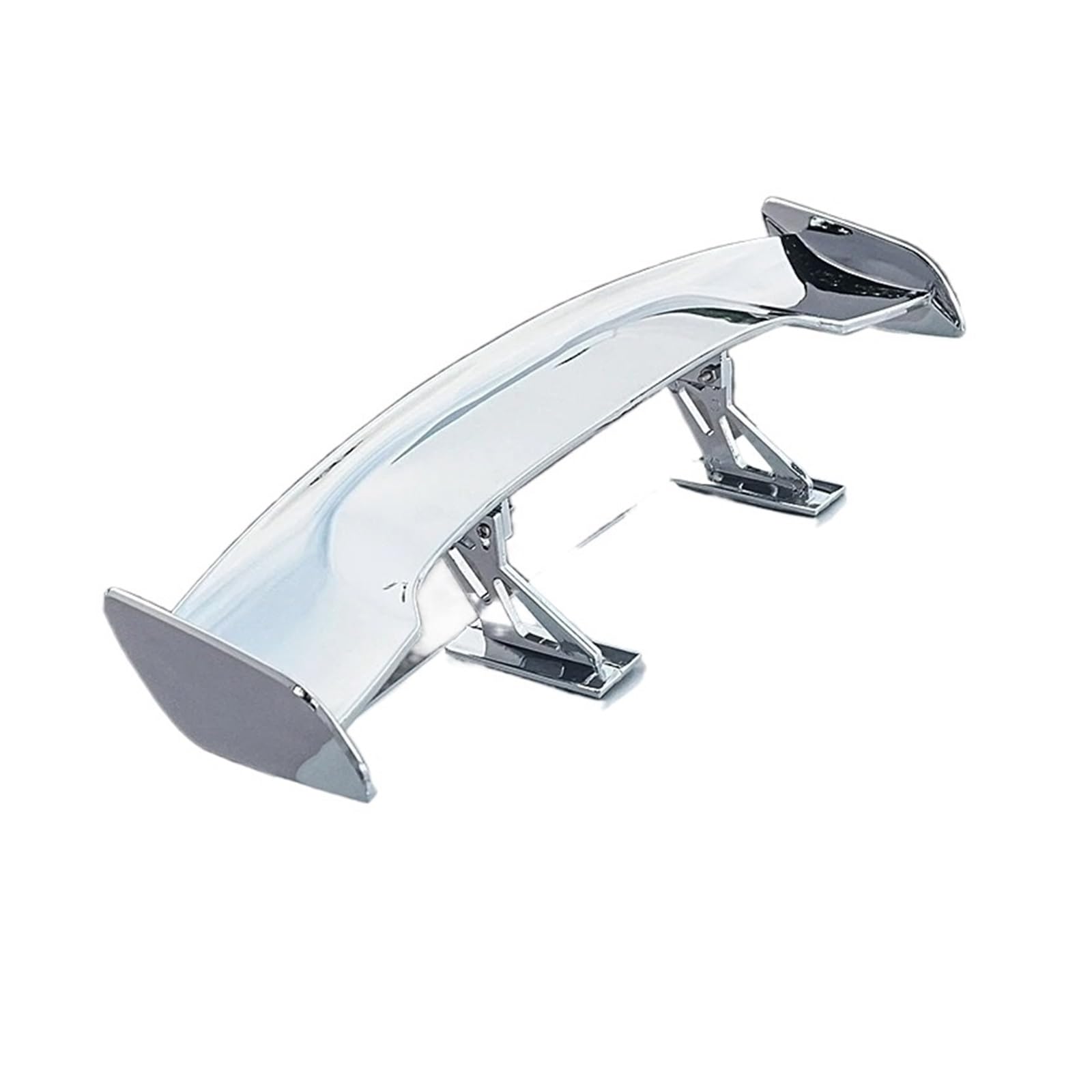 Dachspoiler Universal Auto Heckspoiler Spoiler Automobil Dekoration Kleines Modell Auto Aufkleber Autozubehör Heckflügel Spoiler(Silver Plating) von GBGWRMRYX
