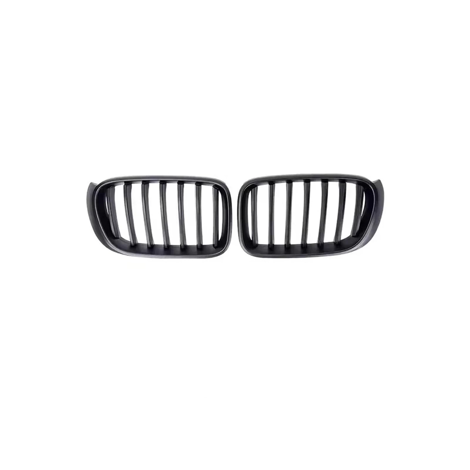 Kühlergrill 2Pcs Für X3 F25 Für X4 F26 2014-2017 Auto Front Niere Kühlergrill Diamanten Front Stoßstange Grille Kühlergrill Vorne(S Matte Black) von GBGWRMRYX
