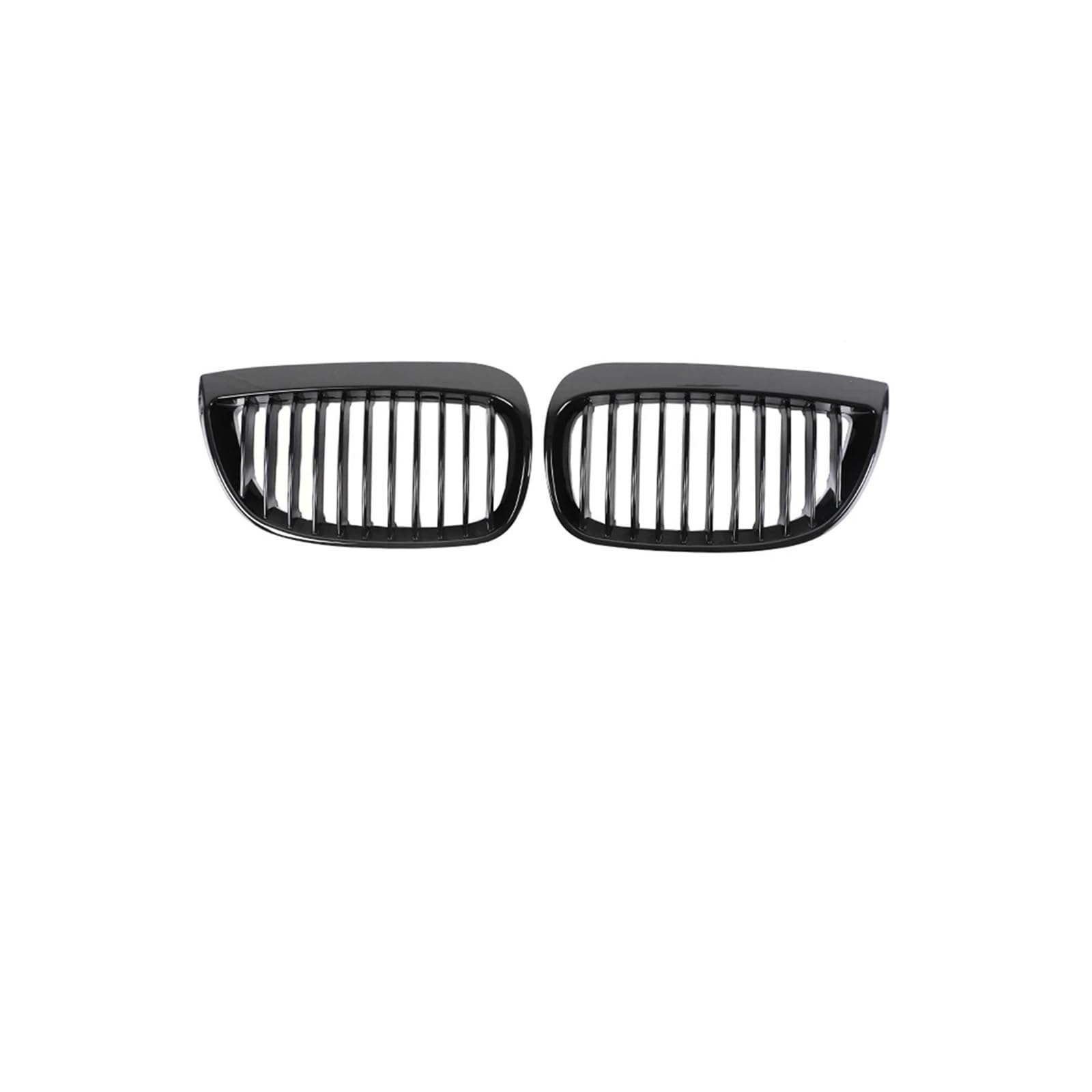 Kühlergrill Für 1Serie E81 E87 2004-2006 Auto Frontstoßstange Nierengrill Einzellamellen-Kühlergrills Kühlergrill Vorne(Single Gloss Black) von GBGWRMRYX