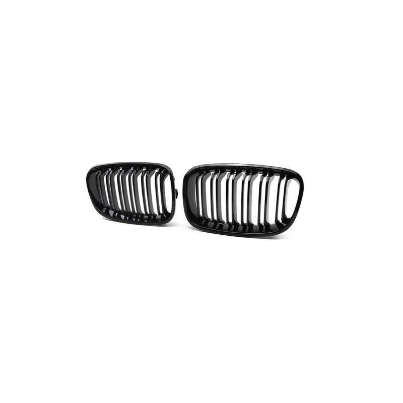 Kühlergrill Für 1Serie F20 F21 2011-2014 Auto Frontstoßstange Nierengrill Racing Grills Glanz Schwarz Kühlergrill Vorne(Gloss Black) von GBGWRMRYX
