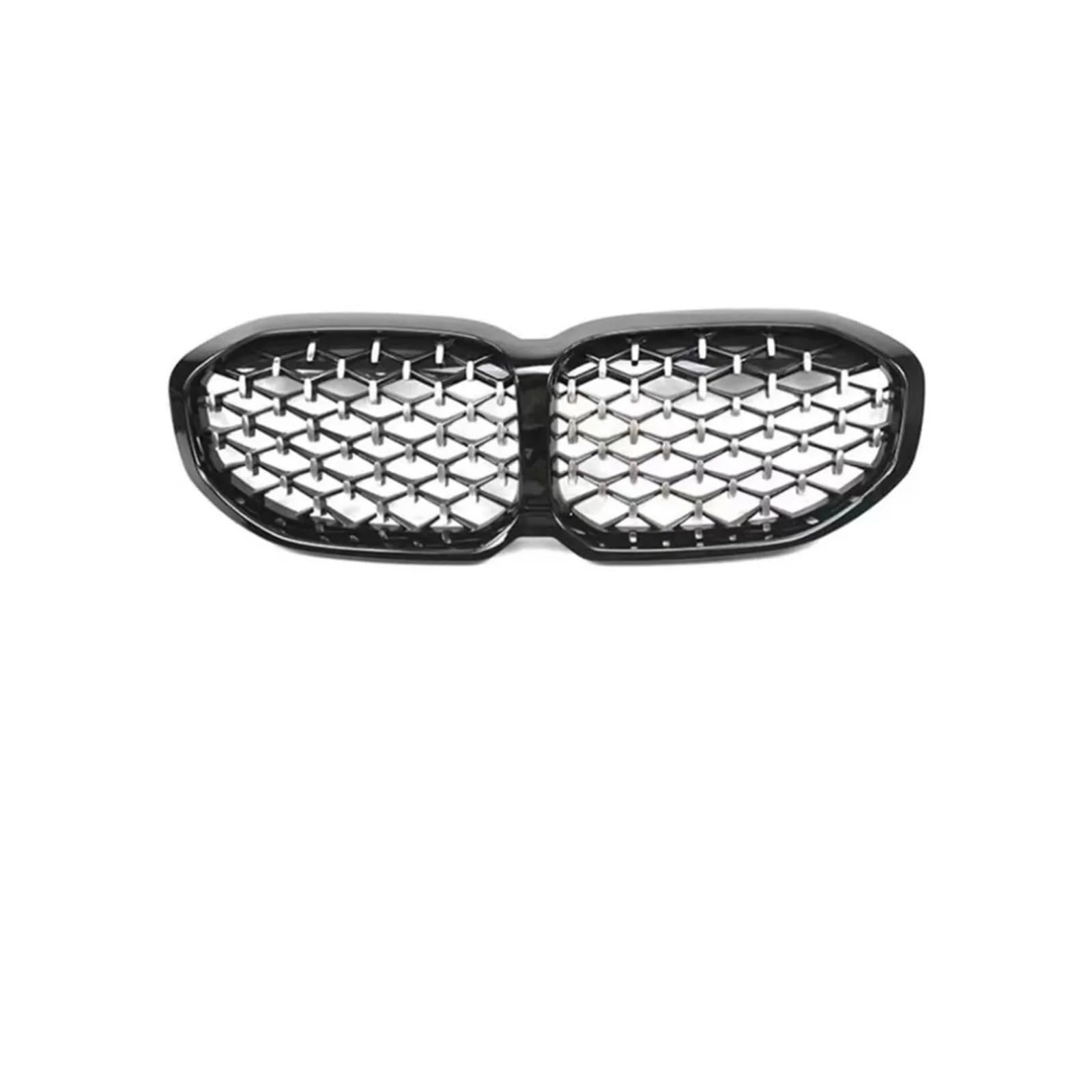 Kühlergrill Für 1Serie F40 118i 120i 128ti 130i M135i 2020-2024 Auto Front Kühlergitter Stoßstangengrill Kühlergrill Vorne(Black Silver) von GBGWRMRYX