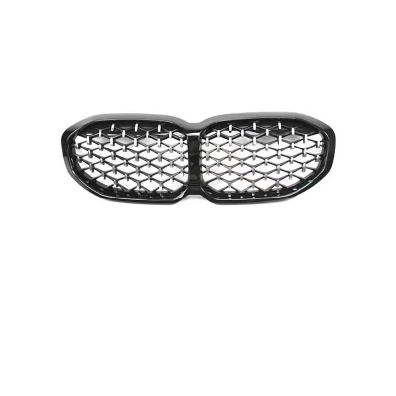 Kühlergrill Für 1Serie F40 118i 120i 128ti 130i M135i 2020-2024 Auto Front Kühlergitter Stoßstangengrill Kühlergrill Vorne(Black Silver) von GBGWRMRYX