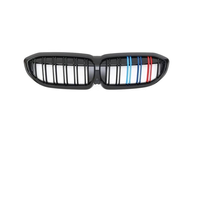 Kühlergrill Für 3Serie G20 G21 318i 320i 320d 330i 340i 340d 2019 2020 2021 2022 Auto-Frontkühler-Nierengrill Kühlergrill Vorne(Glossy Black 3 Color) von GBGWRMRYX