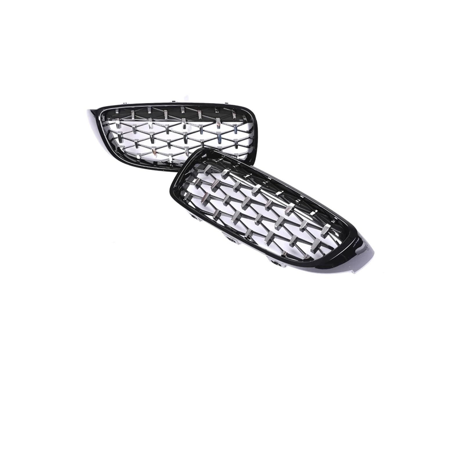 Kühlergrill Für 4Serie F32 F33 F36 F80 F82 2013-2020 Auto Frontstoßstange Nierenglanz Schwarz Carbon Racing Grill Kühlergrill Vorne(Diamond Black Sliver) von GBGWRMRYX