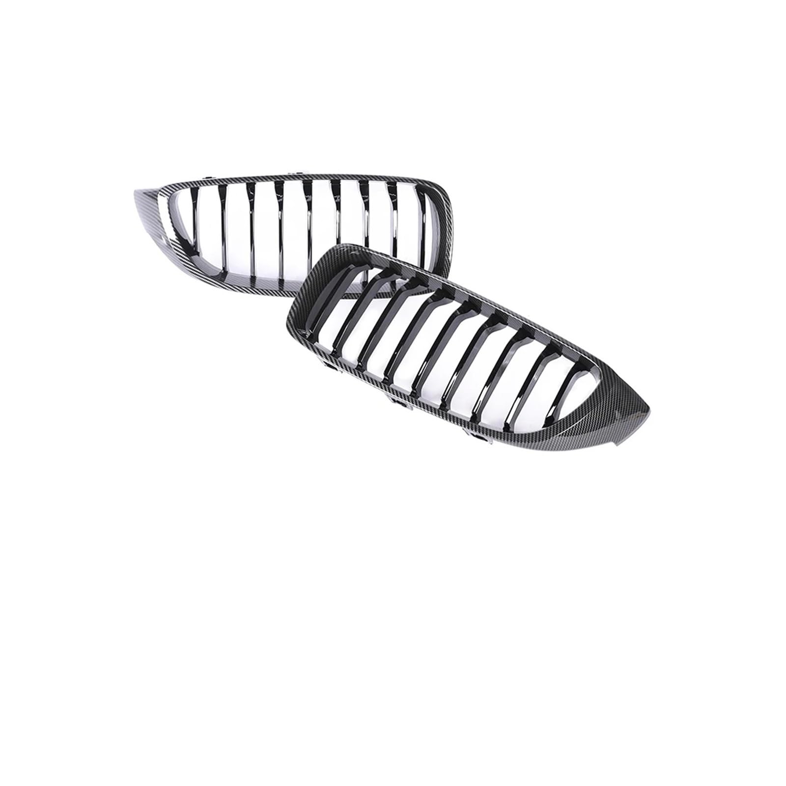Kühlergrill Für 4er-Serie Für M4 F32 F33 F36 F80 F82 F83 2013-2020 Frontstoßstange Nieren-Carbongrill Glanzschwarz Kühlergrill Vorne(Single 9 Carbon) von GBGWRMRYX