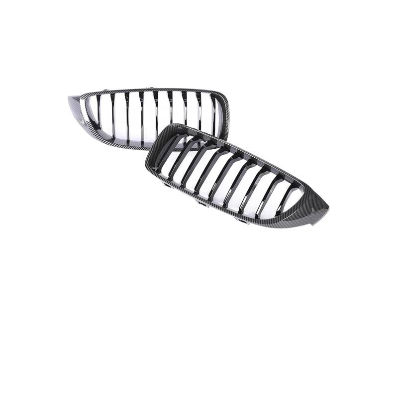 Kühlergrill Für 4er-Serie Für M4 F32 F33 F36 F80 F82 F83 2013-2020 Frontstoßstange Nieren-Carbongrill Glanzschwarz Kühlergrill Vorne(Single 9 Carbon) von GBGWRMRYX