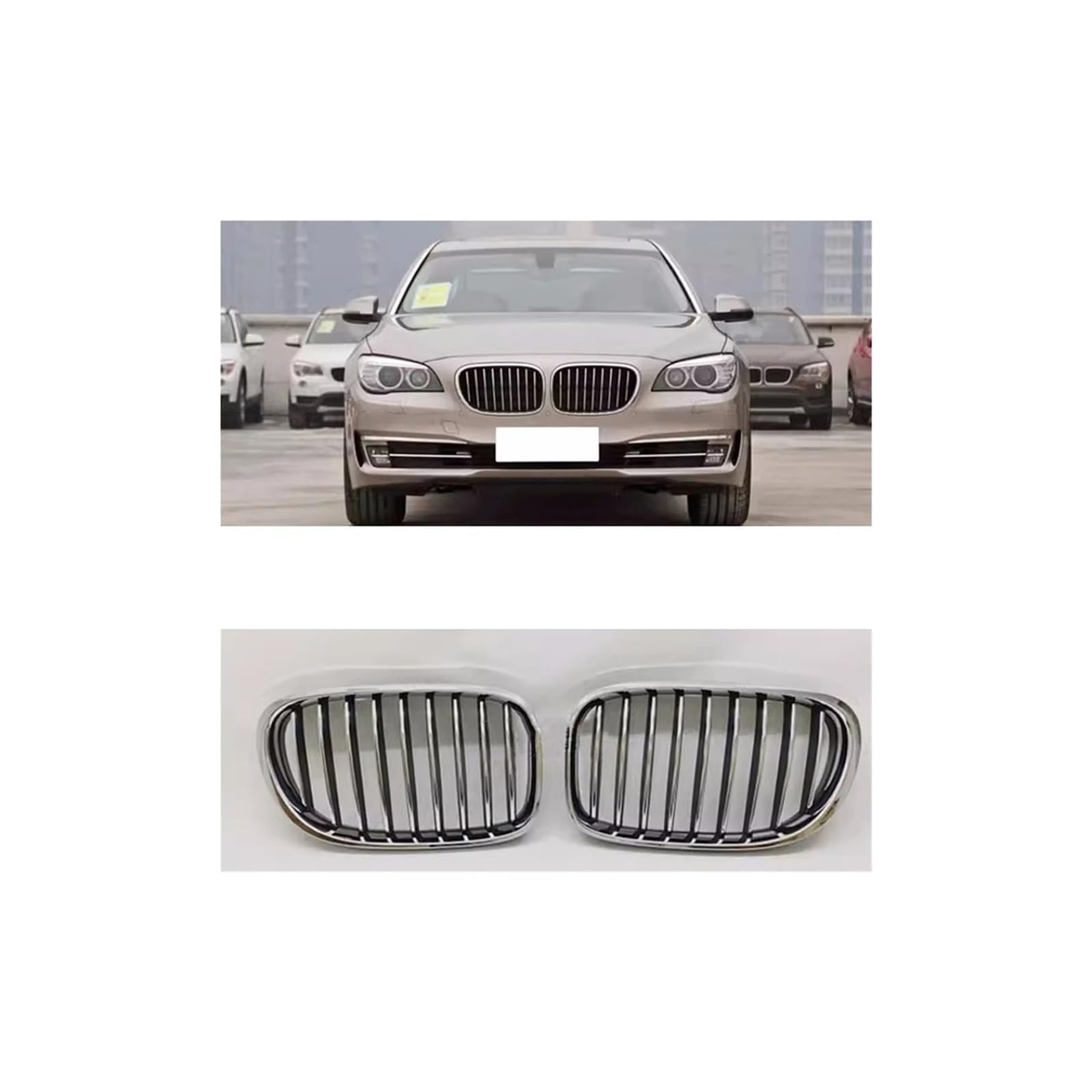 Kühlergrill Für 7 Series F01 F02 730 735 740 745 750 760LI 2009-2015 Auto Kühlergrill Maske Kühler Kühlergrill Vorne(for 13-15) von GBGWRMRYX