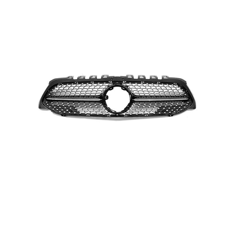 Kühlergrill Für A A250 A200 A180 A220 A35 W177 2019+ Auto Front Hood Grille Racing Stoßstange Grill Kühlergrill Vorne(Diamond Black) von GBGWRMRYX