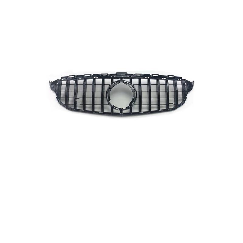 Kühlergrill Für C C205 C180 C200 C250 C300 C260 W205 S205 2014-2021 Auto Frontstoßstangengrill Kühlergrill Vorne(19-21 Glossy Black) von GBGWRMRYX