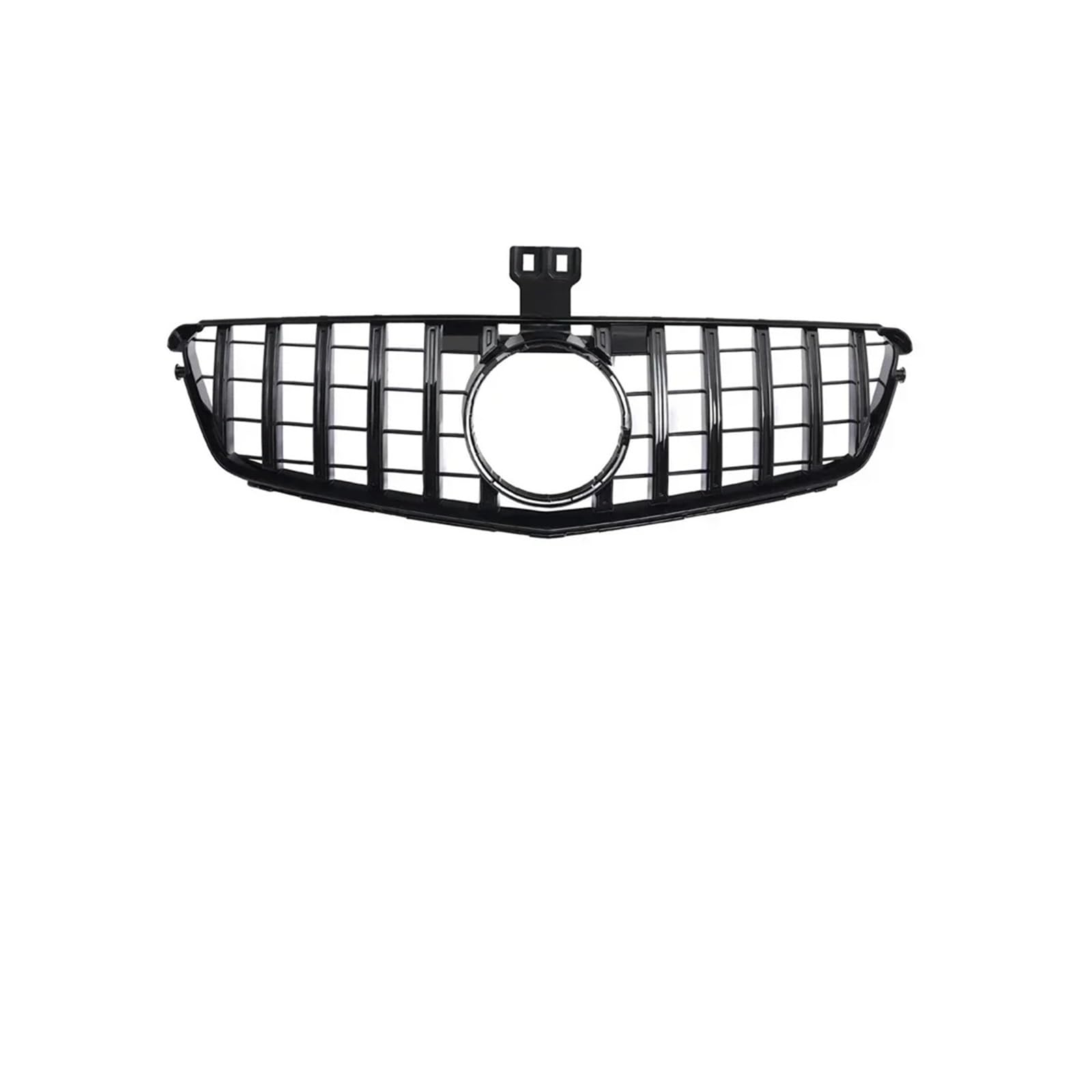 Kühlergrill Für C Für Klasse W204 C204 C43 2007-2014 Auto Front Kühlergrill Silber Schwarz Kühlergrill Vorne(G Glossy Black) von GBGWRMRYX