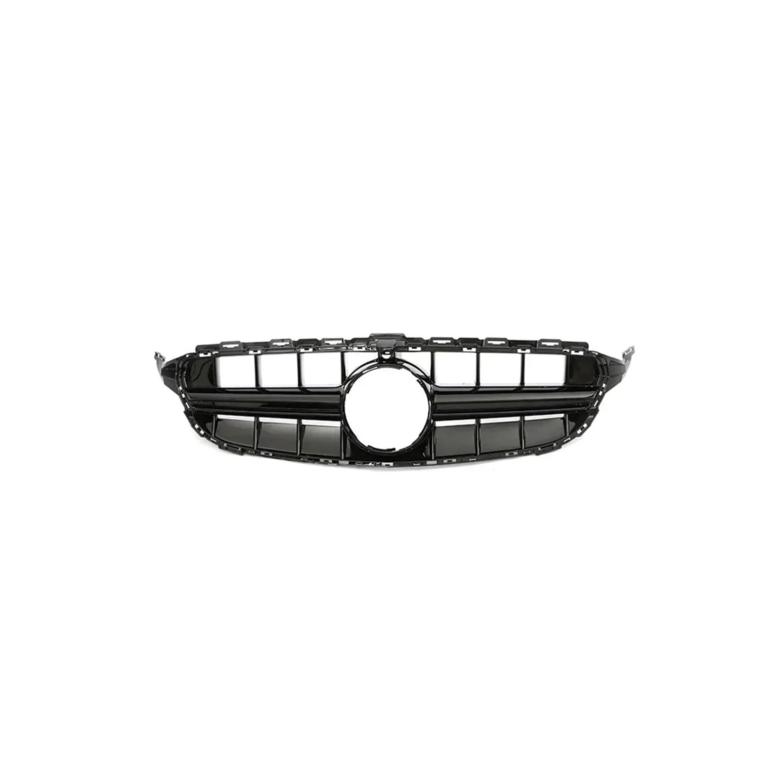 Kühlergrill Für C Für Klasse W205 C180 C200 C300 C350 2014-2021 Kühlergrill ABS Schwarz Ohne/mit Kameraloch Kühlergrill Vorne(14-18 E63S B with) von GBGWRMRYX