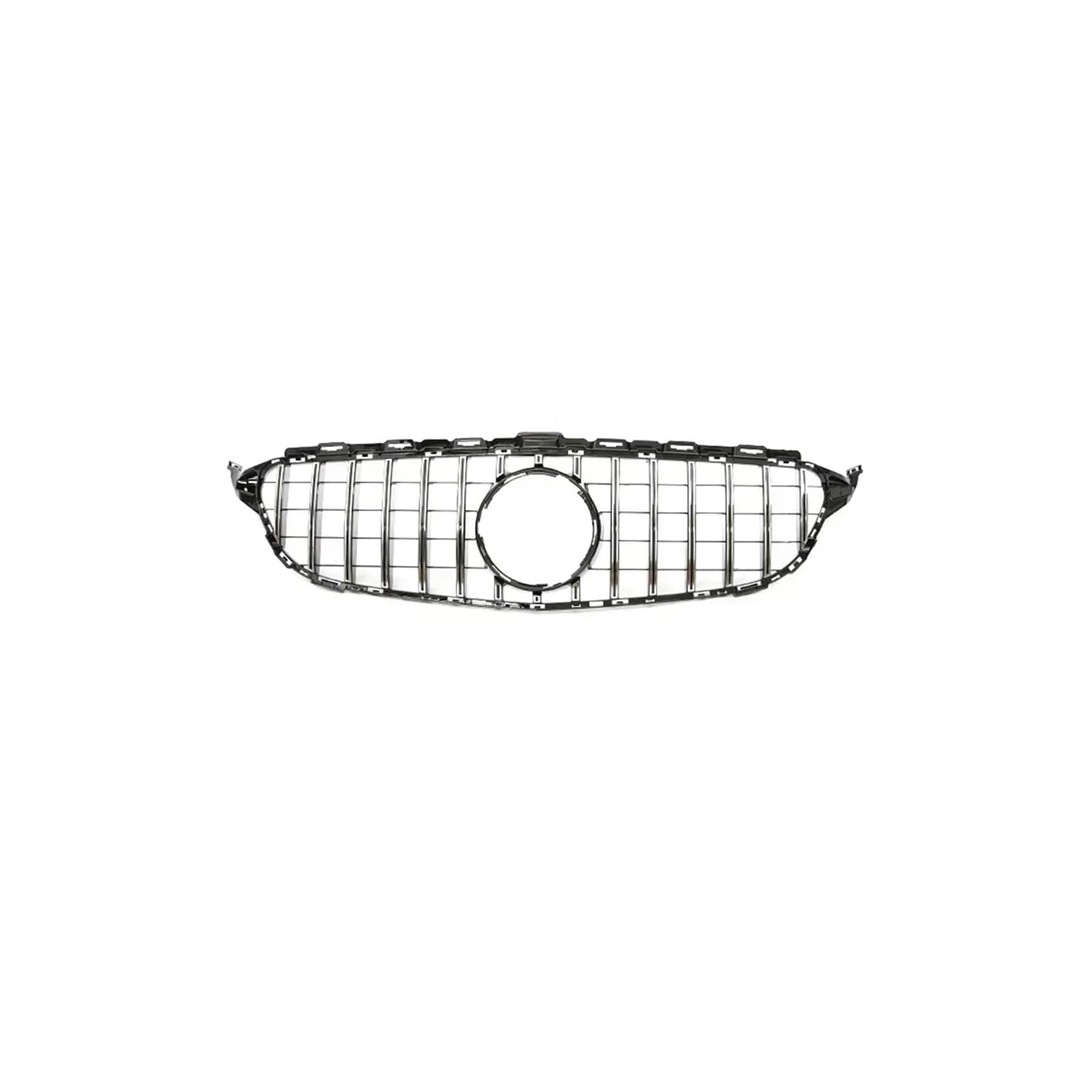 Kühlergrill Für C Für Klasse W205 C180 C200 C300 C350 2014-2021 Kühlergrill ABS Schwarz Ohne/mit Kameraloch Kühlergrill Vorne(14-18 S Without2) von GBGWRMRYX
