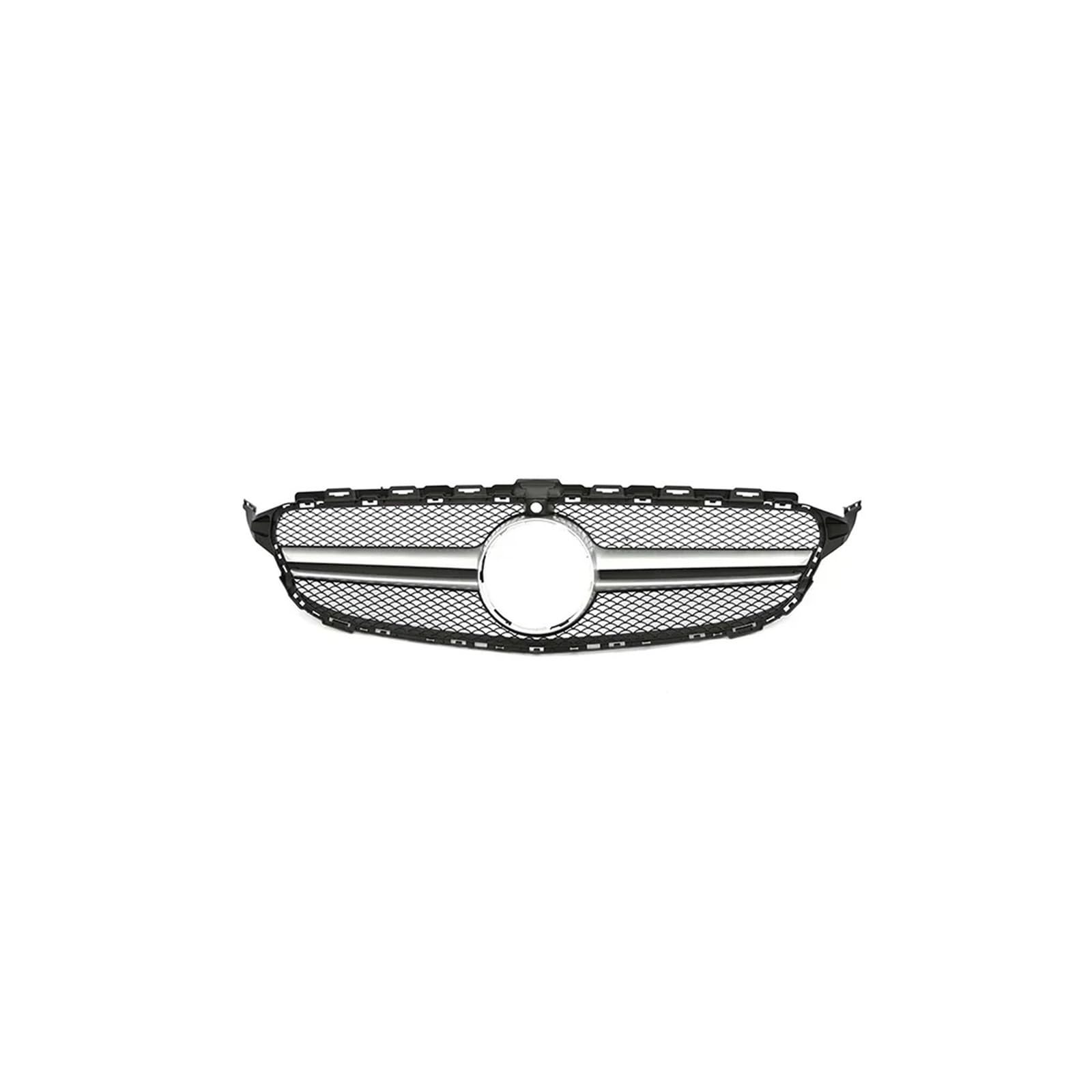 Kühlergrill Für C Für Klasse W205 C180 C200 C300 C350 2014-2021 Kühlergrill ABS Schwarz Ohne/mit Kameraloch Kühlergrill Vorne(14-18 S with) von GBGWRMRYX