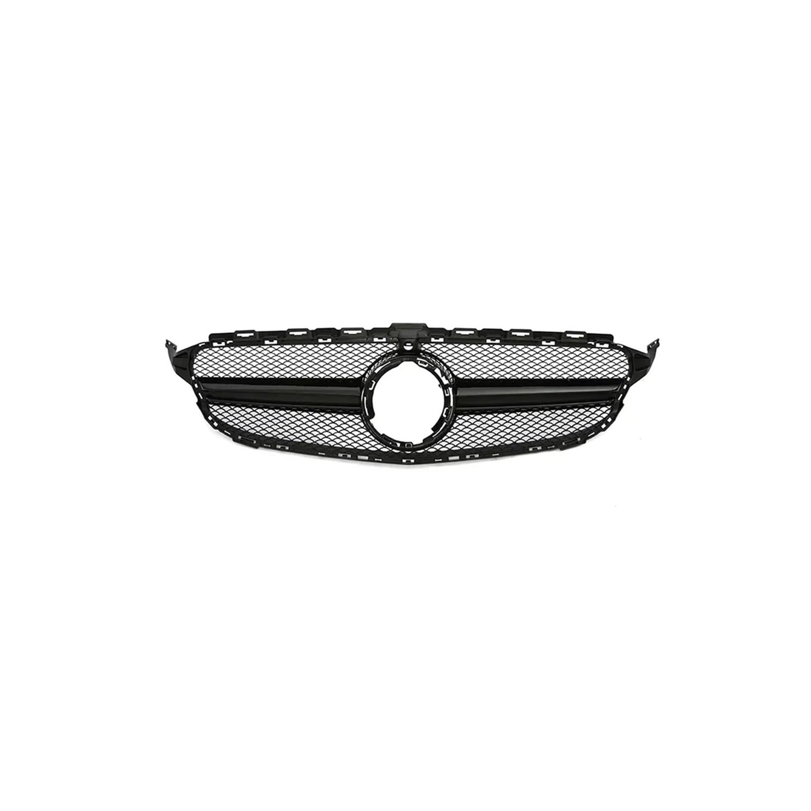 Kühlergrill Für C Für Klasse W205 C180 C200 C300 C350 2014-2021 Kühlergrill ABS Schwarz Ohne/mit Kameraloch Kühlergrill Vorne(19-21 B with) von GBGWRMRYX