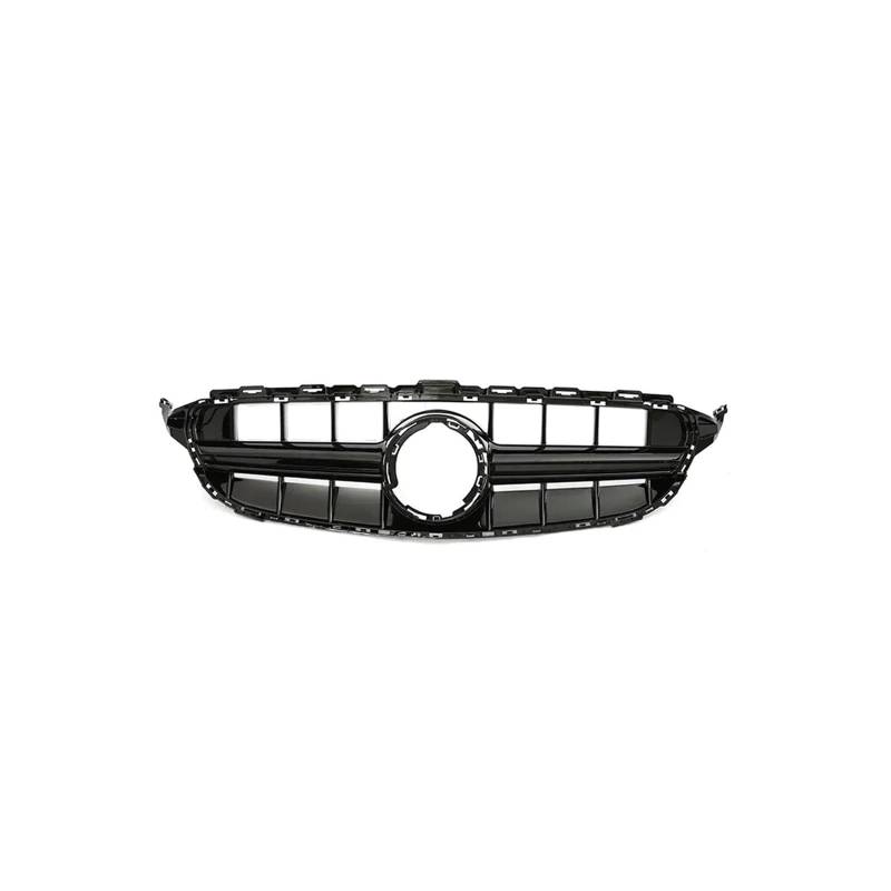Kühlergrill Für C Für Klasse W205 C180 C200 C300 C350 2014-2021 Kühlergrill ABS Schwarz Ohne/mit Kameraloch Kühlergrill Vorne(19-21 E63S B Without) von GBGWRMRYX