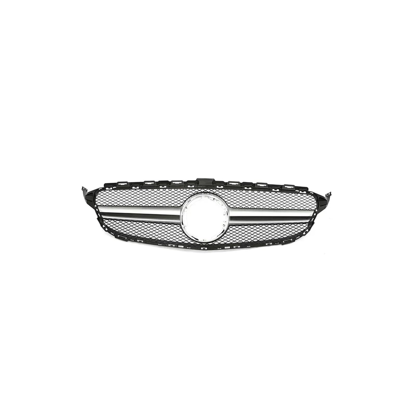 Kühlergrill Für C Für Klasse W205 C180 C200 C300 C350 2014-2021 Kühlergrill ABS Schwarz Ohne/mit Kameraloch Kühlergrill Vorne(19-21 S Without) von GBGWRMRYX