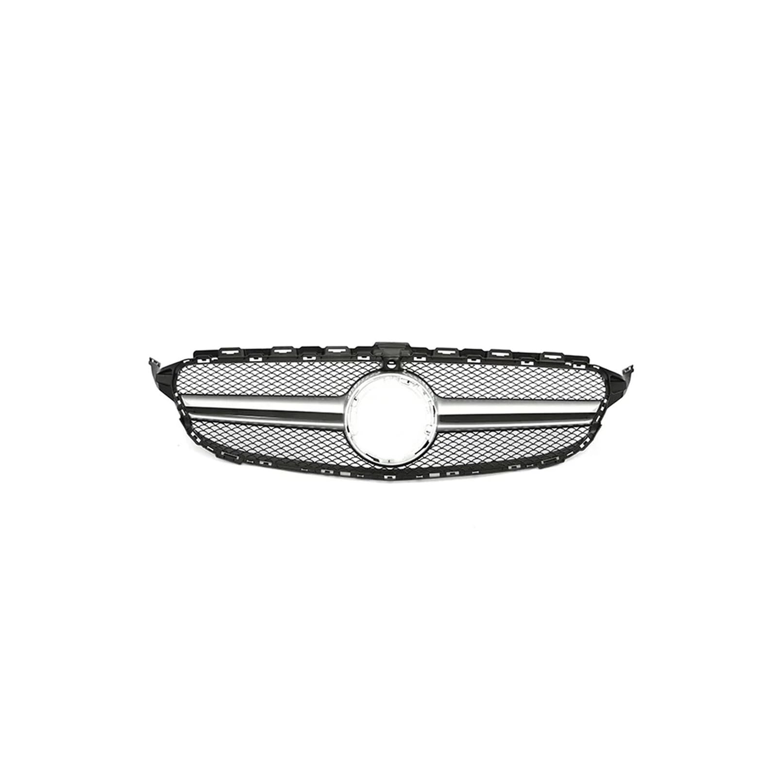 Kühlergrill Für C Für Klasse W205 C180 C200 C300 C350 2014-2021 Kühlergrill ABS Schwarz Ohne/mit Kameraloch Kühlergrill Vorne(19-21 S with) von GBGWRMRYX