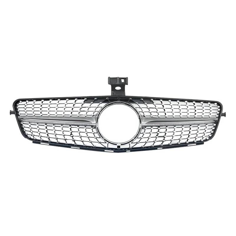 Kühlergrill Für C-KLASSE W204 2008-2013 Auto Kühlergrill Diamant Stil Chrom Schwarz Kühlergrill Vorne von GBGWRMRYX