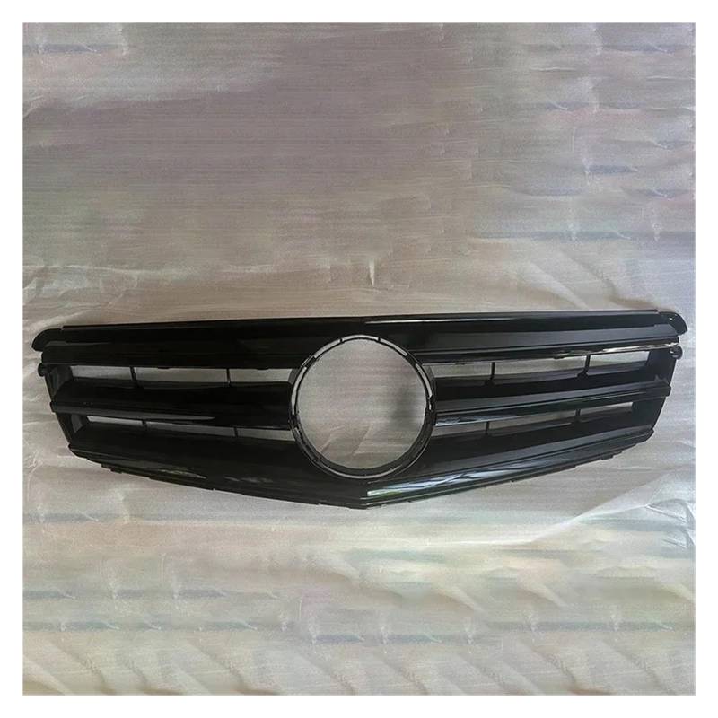 Kühlergrill Für C-Klasse W204 C180 C200 C300 C350 2008-2014 Auto Front Hood Grill Kühlergrill Vorne(All Black) von GBGWRMRYX