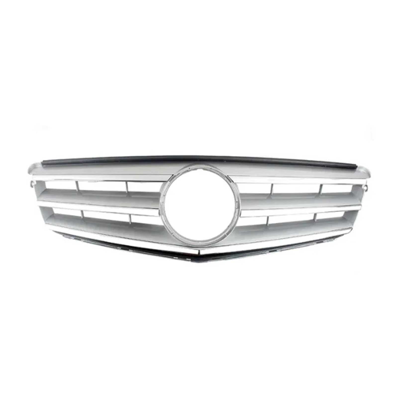 Kühlergrill Für C-Klasse W204 C180 C200 C300 C350 2008-2014 Auto Front Hood Grill Kühlergrill Vorne(Silver) von GBGWRMRYX