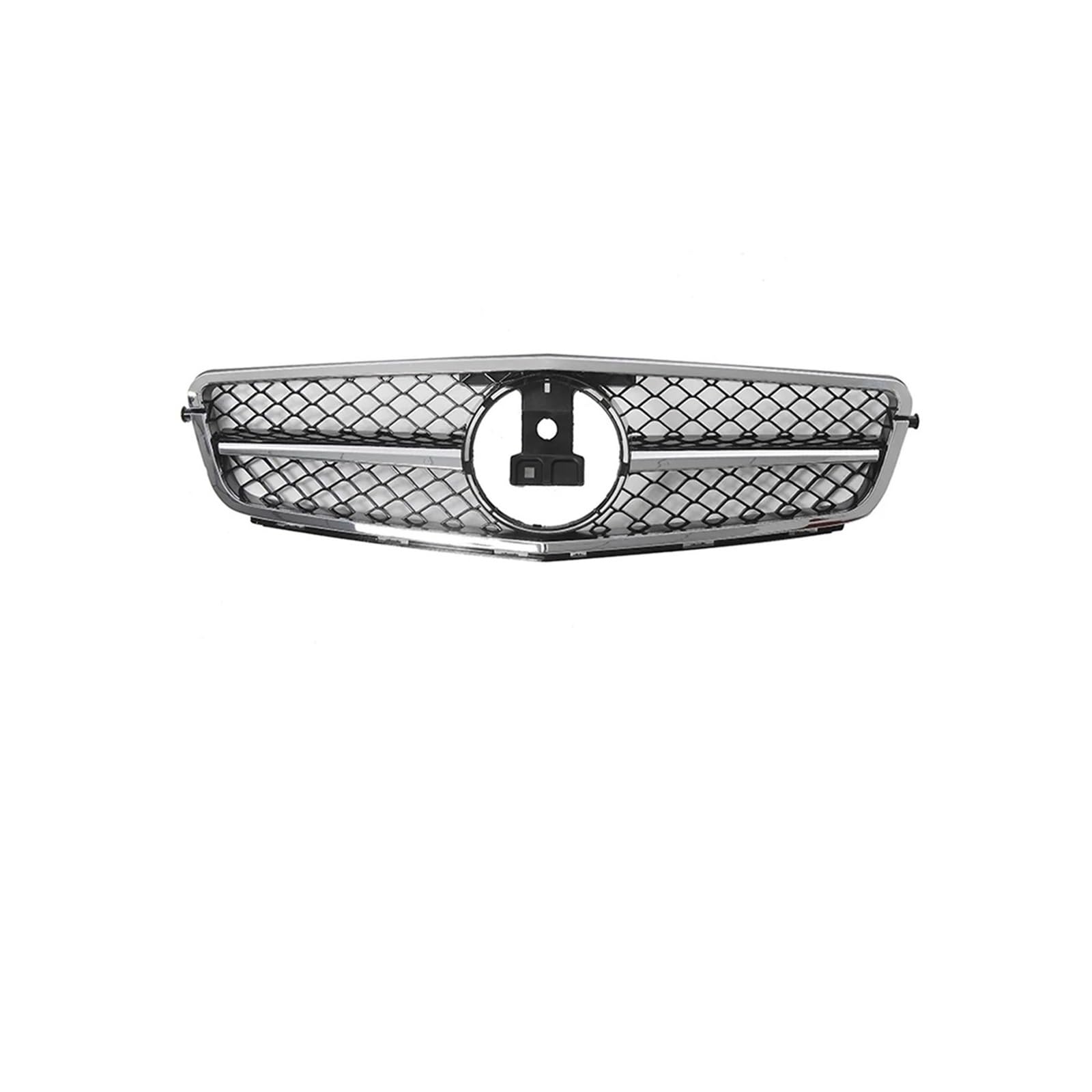 Kühlergrill Für C-Klasse W204 C180 C250 C350 2008-2014 Auto Frontstoßstange Kühlergrill Kühlergrill Glänzend Schwarz Kühlergrill Vorne(A Chrome) von GBGWRMRYX