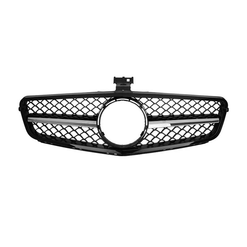 Kühlergrill Für C-Klasse W204 C43 2007-2014 Für AMG Auto Front Hood Grille Grill Kühlergrill Vorne(Silvery-Black) von GBGWRMRYX