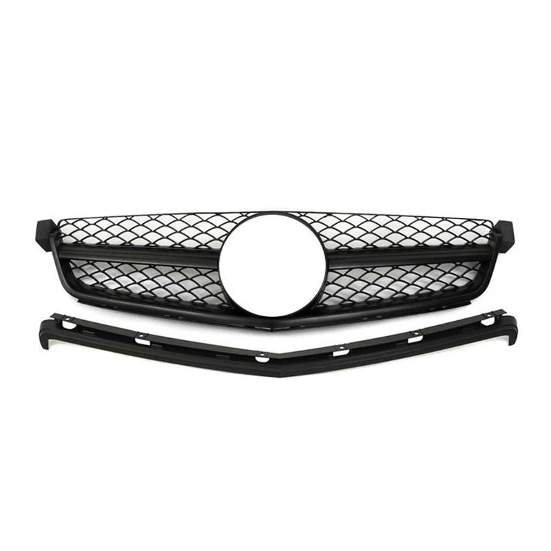 Kühlergrill Für C-Klasse W204 C63 2008-2014 Auto Frontschürze Kühlergrill Für AMG Kühlergrill Vorne(08-11 C63 AMG Glos B) von GBGWRMRYX