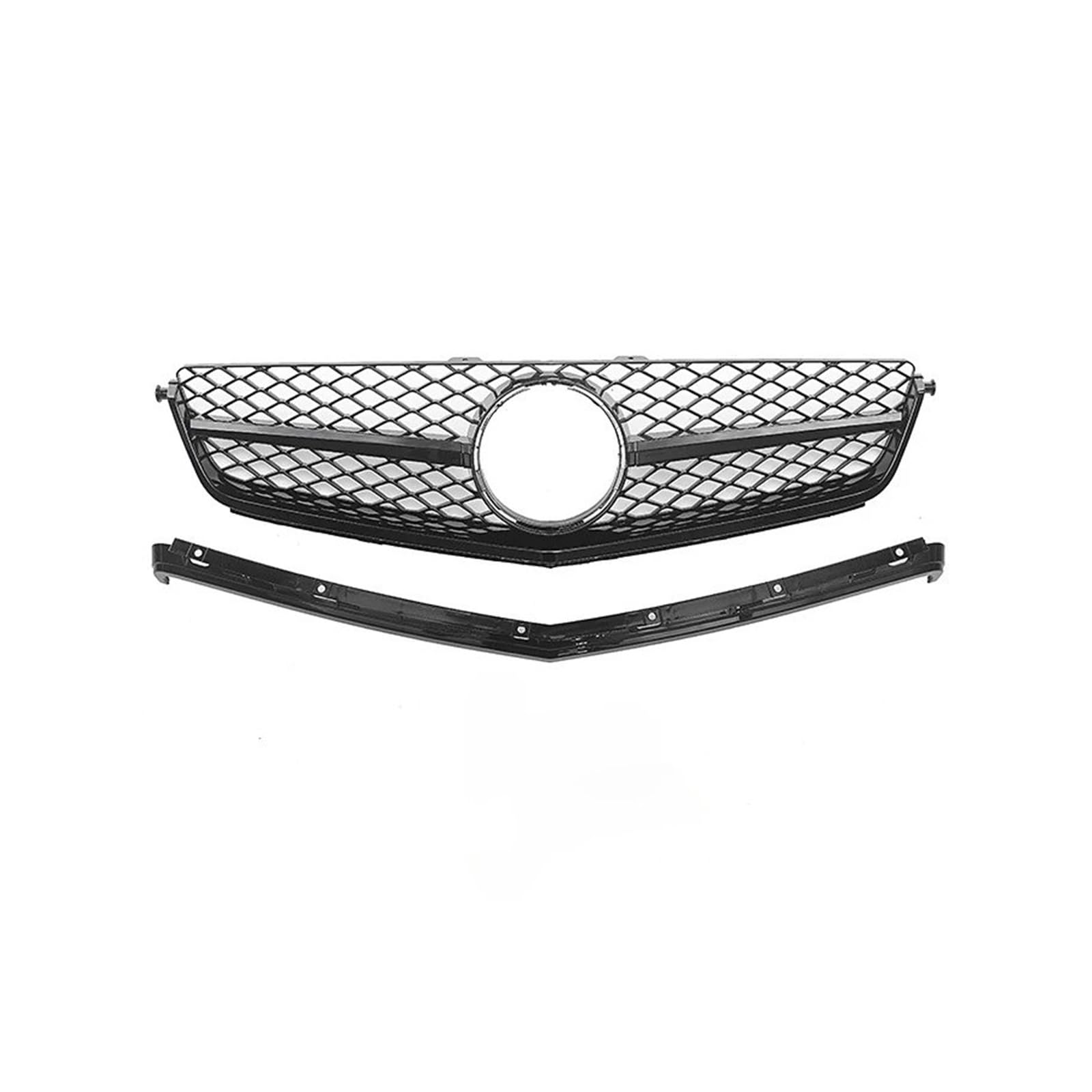 Kühlergrill Für C-Klasse W204 C63 2008-2014 Auto Frontschürze Kühlergrill Für AMG Kühlergrill Vorne(08-11 C63 AMG Matt B) von GBGWRMRYX