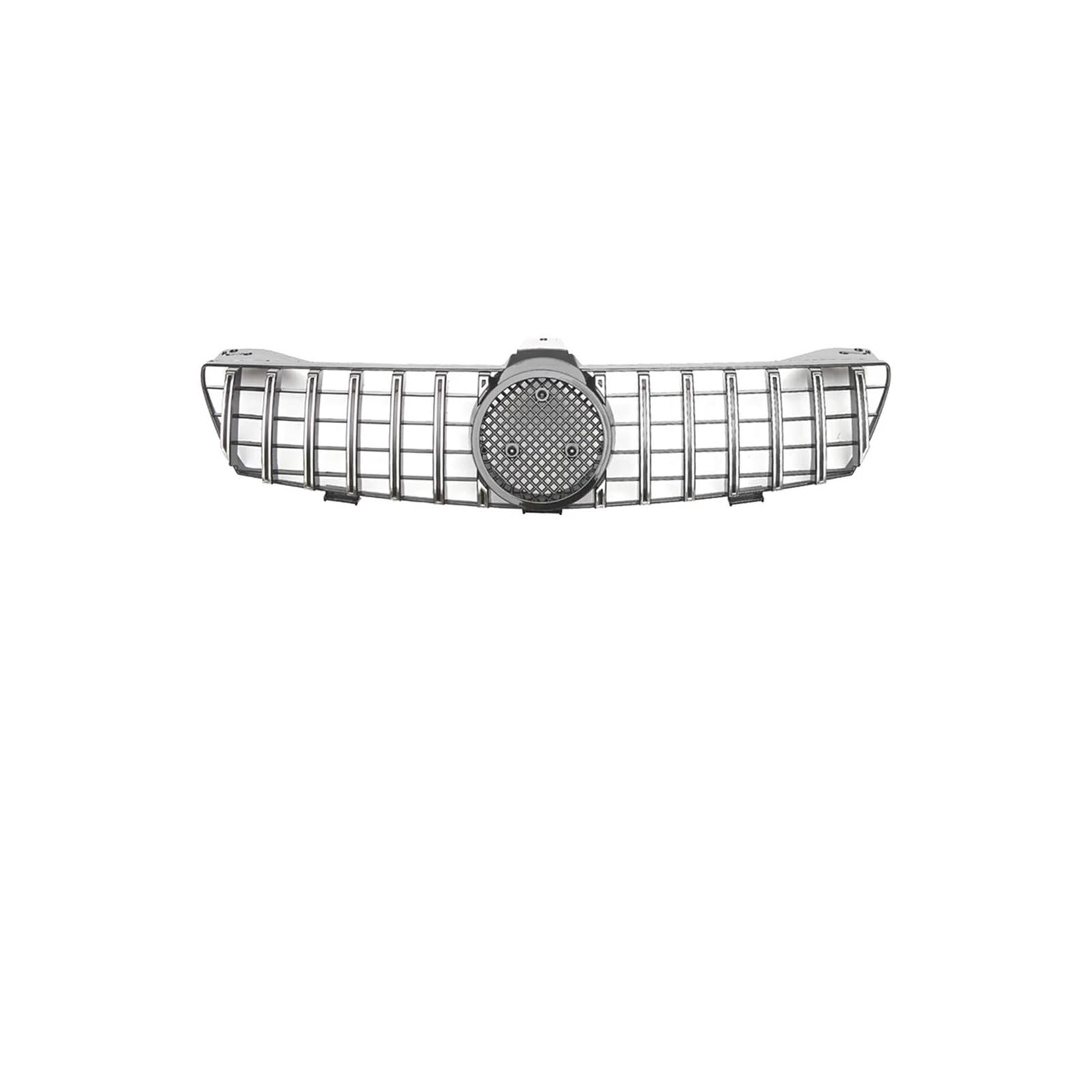 Kühlergrill Für CLS Für Klasse W219 CLS350 CLS500 2005-2008 Auto Frontstoßstangengrill Chrom Black Diamonds Style Kühlergrill Vorne(G-Chrome Silver) von GBGWRMRYX
