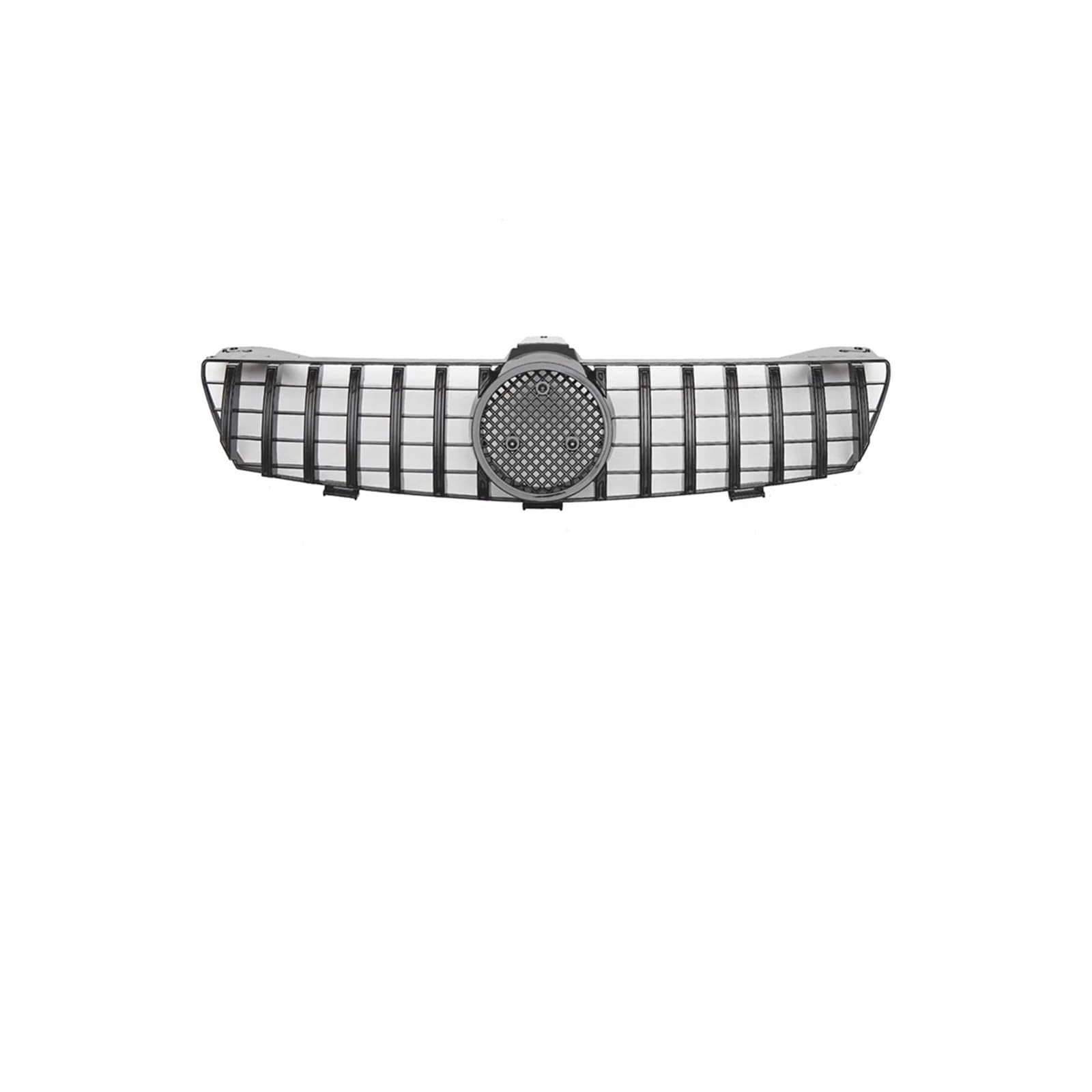 Kühlergrill Für CLS Für Klasse W219 CLS350 CLS500 2005-2008 Auto Frontstoßstangengrill Chrom Black Diamonds Style Kühlergrill Vorne(G-Glossy Black) von GBGWRMRYX