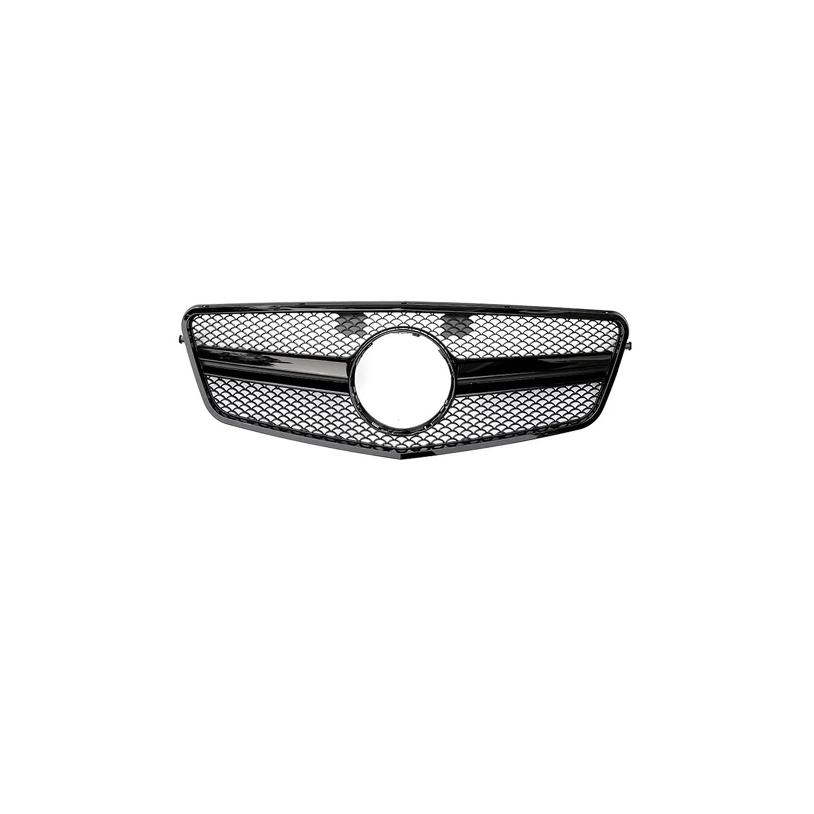 Kühlergrill Für E Für Klasse W212 2009-2015 Auto Front Racing Grill Diamant Schwarz Silber Kühlergrill Vorne(08-13 A Black) von GBGWRMRYX